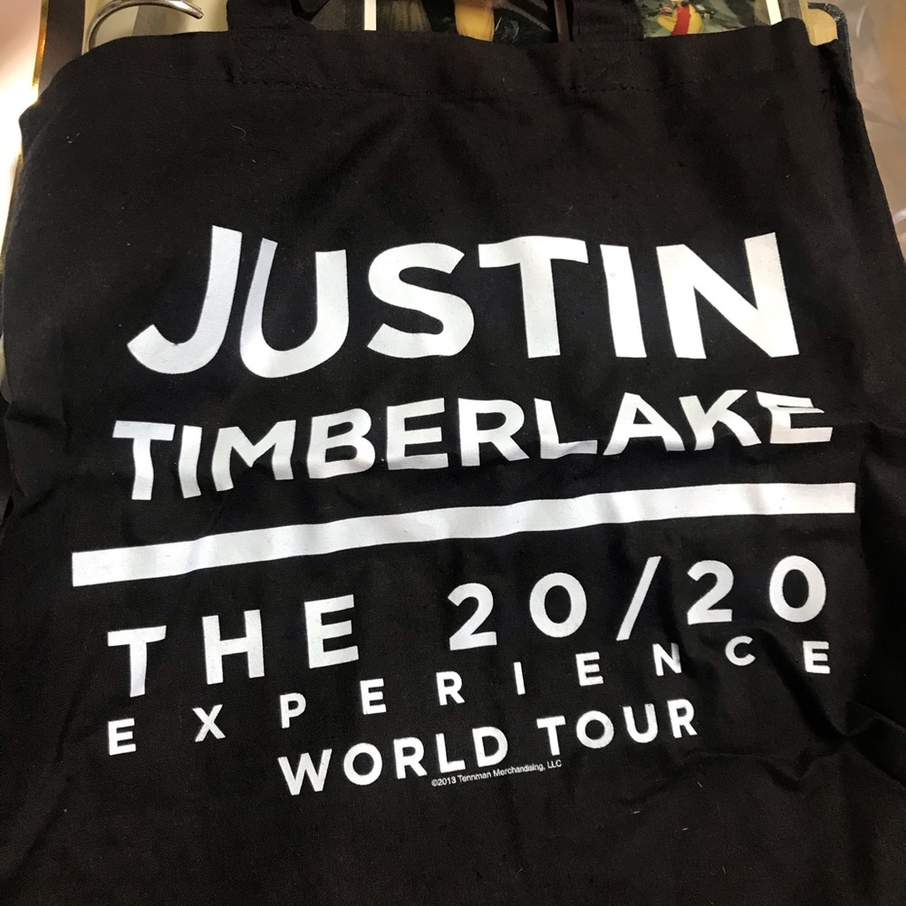 Justin Timberlake Poster +Bag 2020 Experience